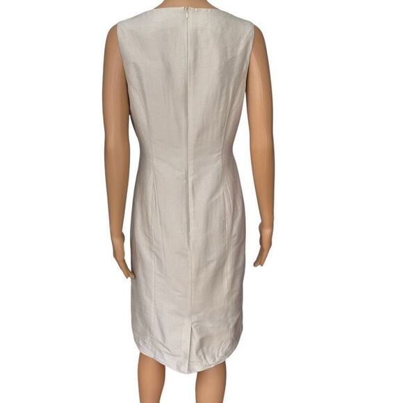 Spenser Jeremy vintage 100% silk beaded sheath dress size 6 - Picture 3 of 8